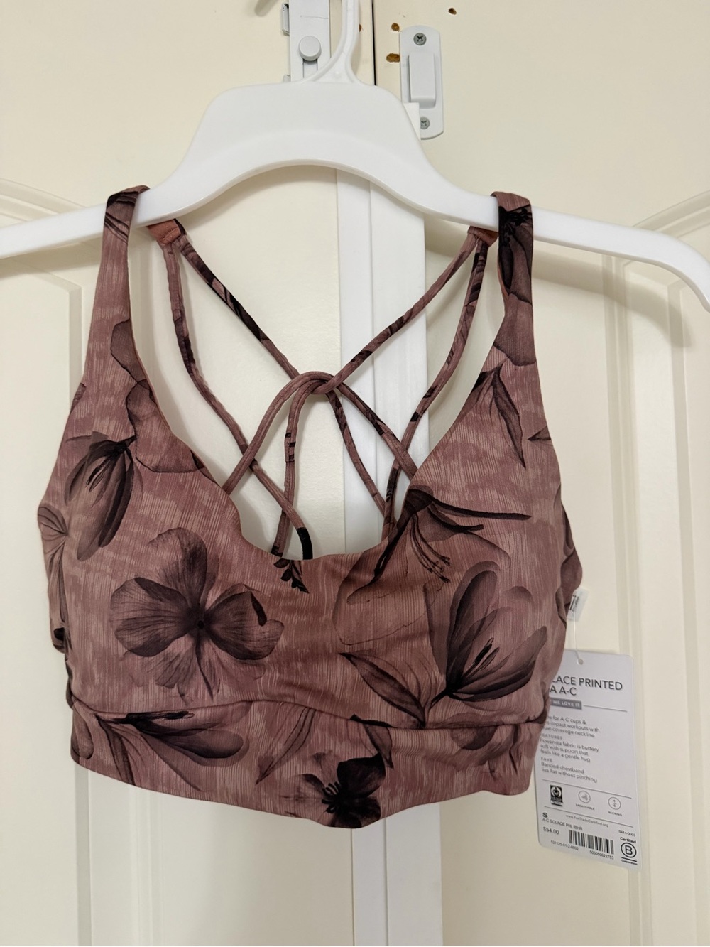 Athleta Solace Printed Bra A-C